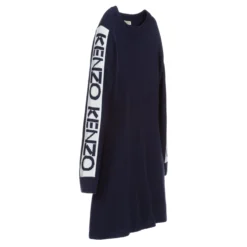 KENZO KIDS Teen Navy Blue Logo Dress -Deals Mirth Garb Store kenzo kids teen navy blue logo dress 333047 9971bbe25321e3c80e07ffa09370761f28d43719