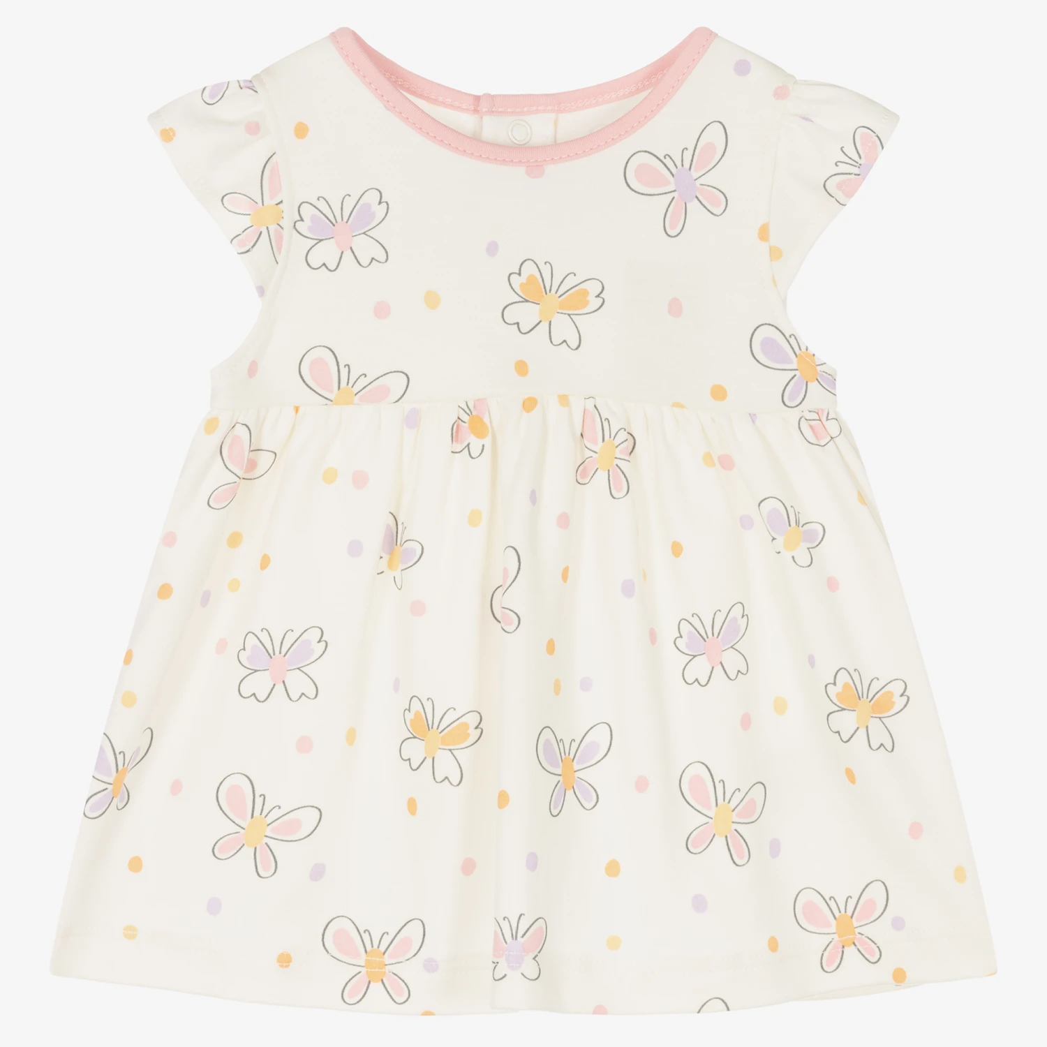 Kissy Kissy Baby Girls Ivory Butterfly Bliss Dress 3 Kissy Kissy Baby Girls Ivory Butterfly Bliss Dress