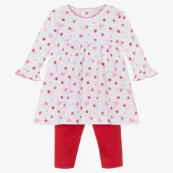 Kissy Kissy Baby Girls Ladybug Love Dress Set
