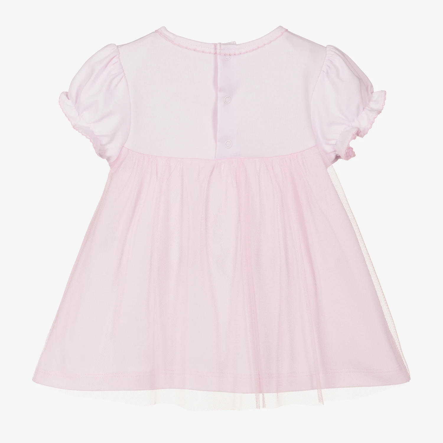Kissy Kissy Baby Girls Pink Ballet Slippers Dress 4 Kissy Kissy Baby Girls Pink Ballet Slippers Dress - Image 2