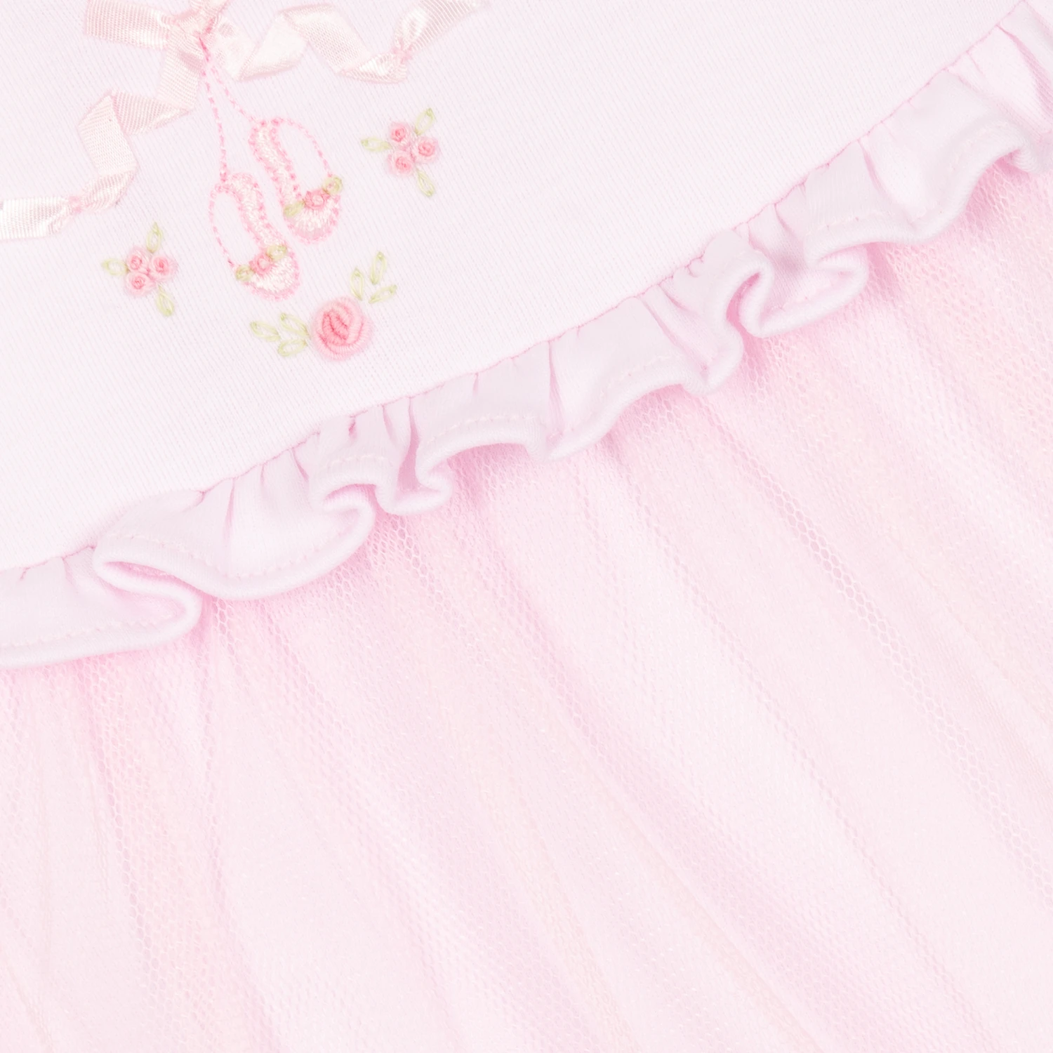 Kissy Kissy Baby Girls Pink Ballet Slippers Dress 6 Kissy Kissy Baby Girls Pink Ballet Slippers Dress - Image 4