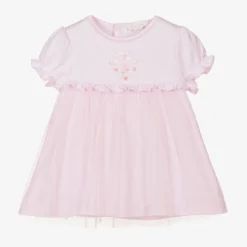 Kissy Kissy Baby Girls Pink Ballet Slippers Dress