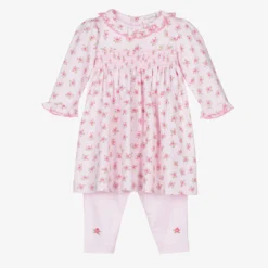 Kissy Kissy Baby Girls Pink Roses Dress Set