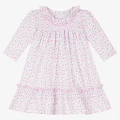 Kissy Kissy Baby Girls White Blossom Dress