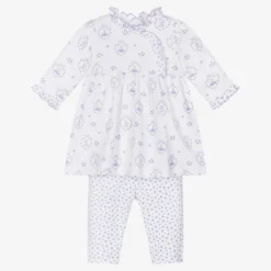 Kissy Kissy Baby Girls White Rosbuds Dress Set