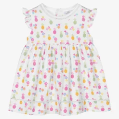 Kissy Kissy Pineapple Pima Cotton Dress Set