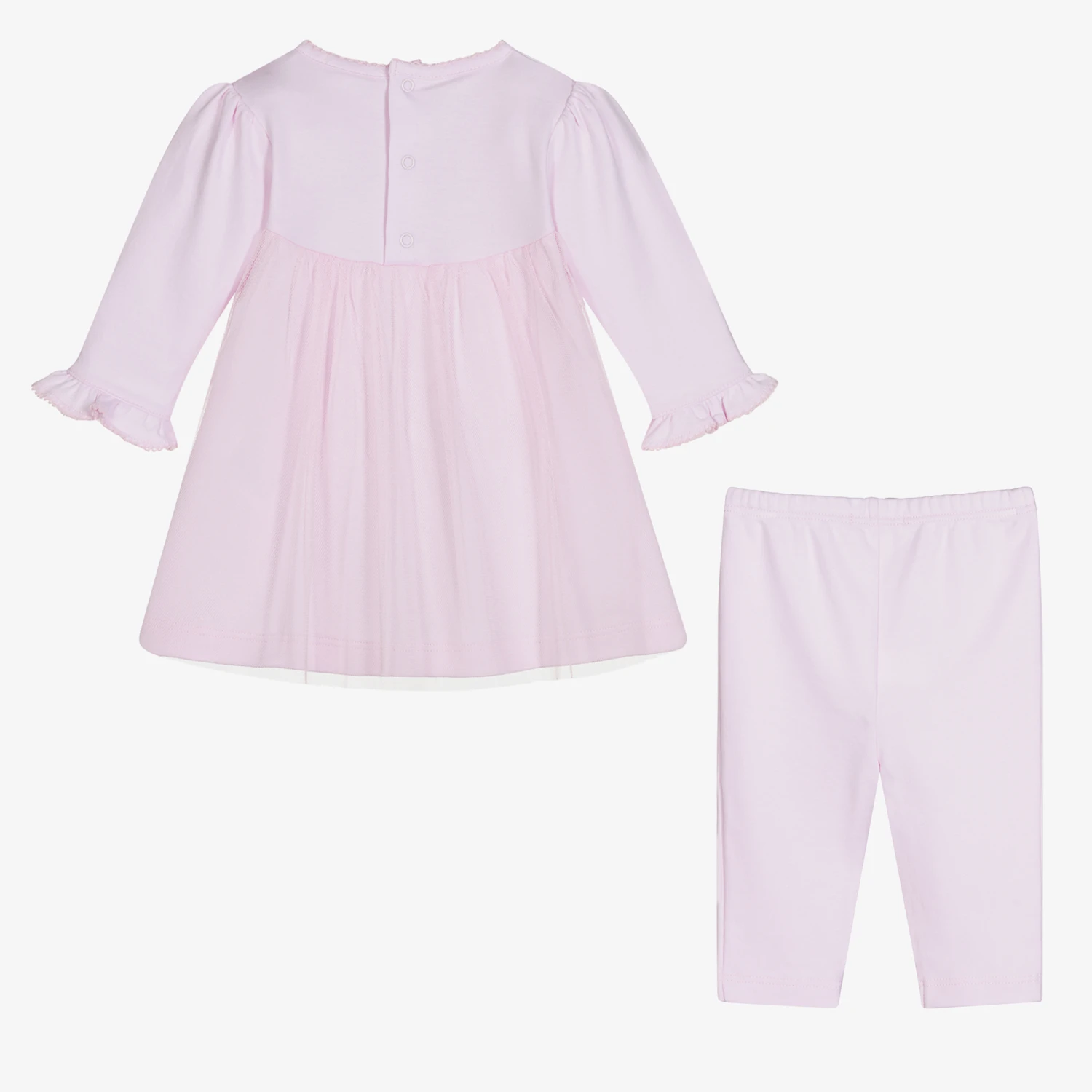 Kissy Kissy Pink Pima Cotton Belle Dress Set 4 Kissy Kissy Pink Pima Cotton Belle Dress Set - Image 2