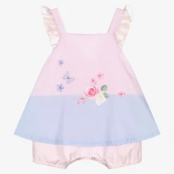Lapin House Baby Girls Pink Shortie Dress