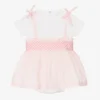 Laranjinha Baby Girls White & Pink Dress -Deals Mirth Garb Store laranjinha baby girls white pink dress 505625 a8893323b39b012c2cefcd33f206e8388780dd5c