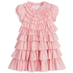 Lemon Loves Layette Baby Girls Pink 'Jane' Dress