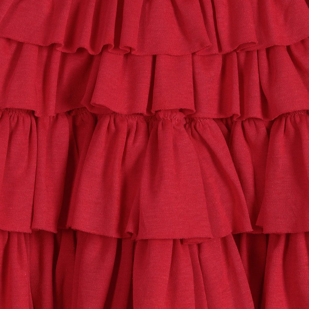 Lemon Loves Layette Baby Girls Red 'Jane' Dress 6 Lemon Loves Layette Baby Girls Red 'Jane' Dress - Image 4