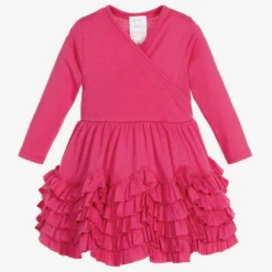 Lemon Loves Layette Pink Pima Cotton Dress