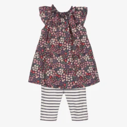 Lilly And Sid Organic Cotton Baby Dress Set