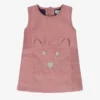 Lilly And Sid Pink Corduroy Pinafore Dress