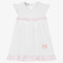 Magnolia Baby Baby Girls Pink Gingham Bows Dress