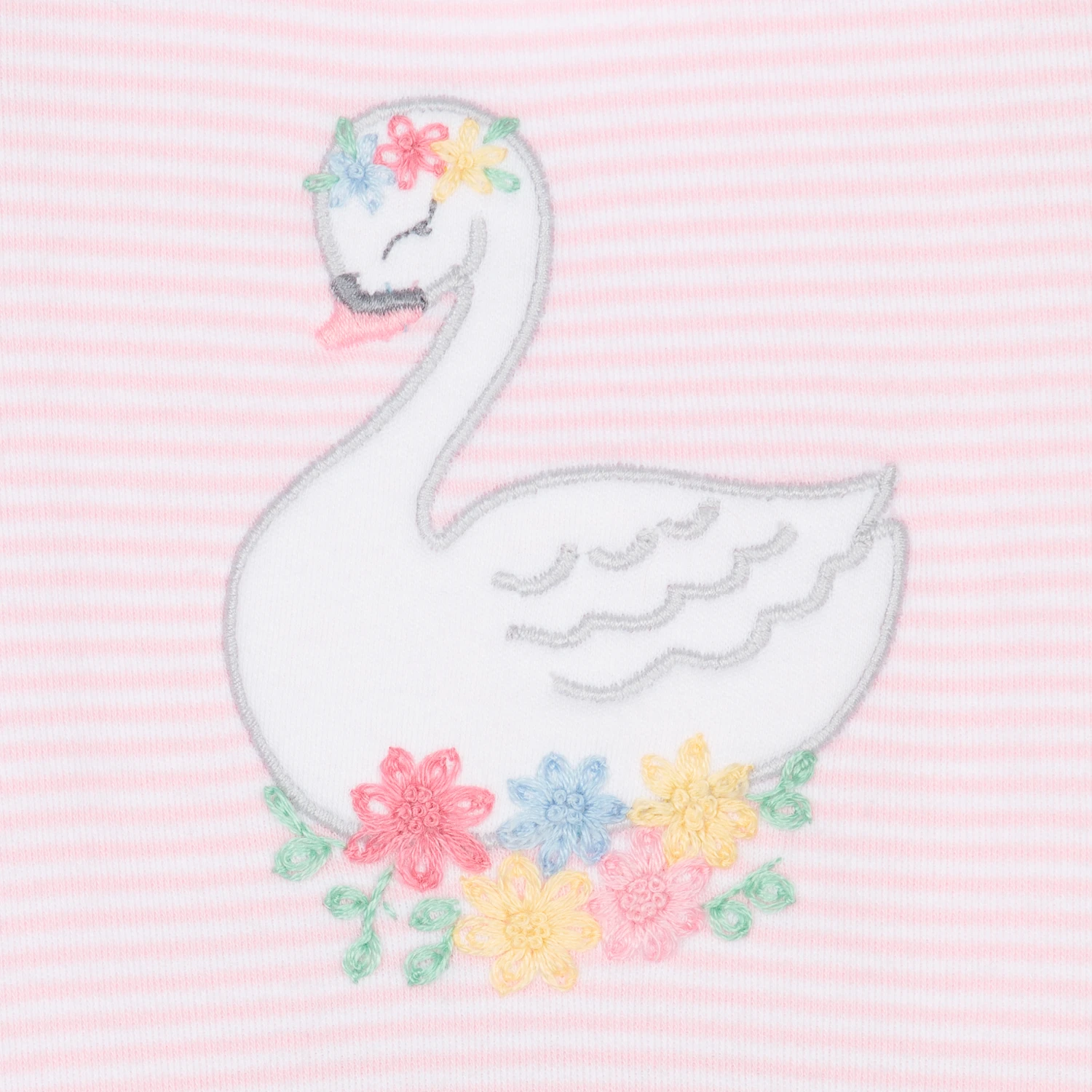 Magnolia Baby Baby Girls Pink Swan Dress Set 6 Magnolia Baby Baby Girls Pink Swan Dress Set - Image 4