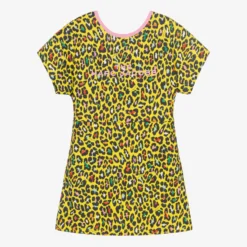 MARC JACOBS Teen Yellow Cheetah Dress