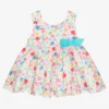 Mayoral Baby Girls Blue & Pink Cotton Floral Dress -Deals Mirth Garb Store mayoral baby girls blue pink cotton floral dress 495913 1312f578e32271b2815a8ded2f8fdfe23a1b47e2
