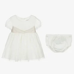 Mayoral Baby Girls Ivory Glitter Tulle Dress -Deals Mirth Garb Store mayoral baby girls ivory glitter tulle dress 495996 3cfecffeff2e8b5fbbf101037a8fed5f4bf6f418