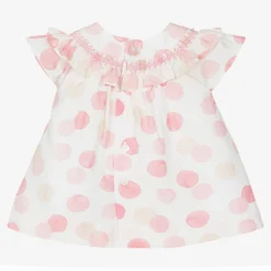 Mayoral Baby Girls Pink Cotton Spotted Dress -Deals Mirth Garb Store mayoral baby girls pink cotton spotted dress 496108 d1b211f9e35dd4d04d9762cf834279e961f9ac88
