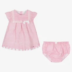 Mayoral Baby Girls Pink Linen Dress -Deals Mirth Garb Store mayoral baby girls pink linen dress 496056 f3c224448366245b760bc9e984bd27456b8ef72e