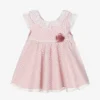 Mayoral Baby Girls Pink & White Spot Organza Dress -Deals Mirth Garb Store mayoral baby girls pink white spot organza dress 496026 da13f0f5c957dab766b6301646b16dca495ec2c4