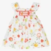 Mayoral Newborn Baby Girls White Fruits Dress -Deals Mirth Garb Store mayoral baby girls white fruits dress 446791 a9bb835ce5b06eba4a64577aade15699b2273e2f