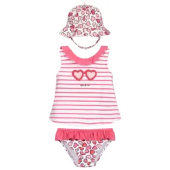 Mayoral Newborn Baby Pink Beach Dress Set
