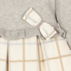 Mayoral Newborn Grey & Ivory Check Baby Dress -Deals Mirth Garb Store mayoral grey ivory check baby dress 410625 5c4435abff92e071be28399ea5fe631c6f229af2