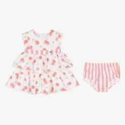 Mayoral Newborn Ivory & Pink Cherry Dress Set -Deals Mirth Garb Store mayoral ivory pink cherry dress set 446697 3104c01c1a3ea774d78d67f409b95b56a123d2e5