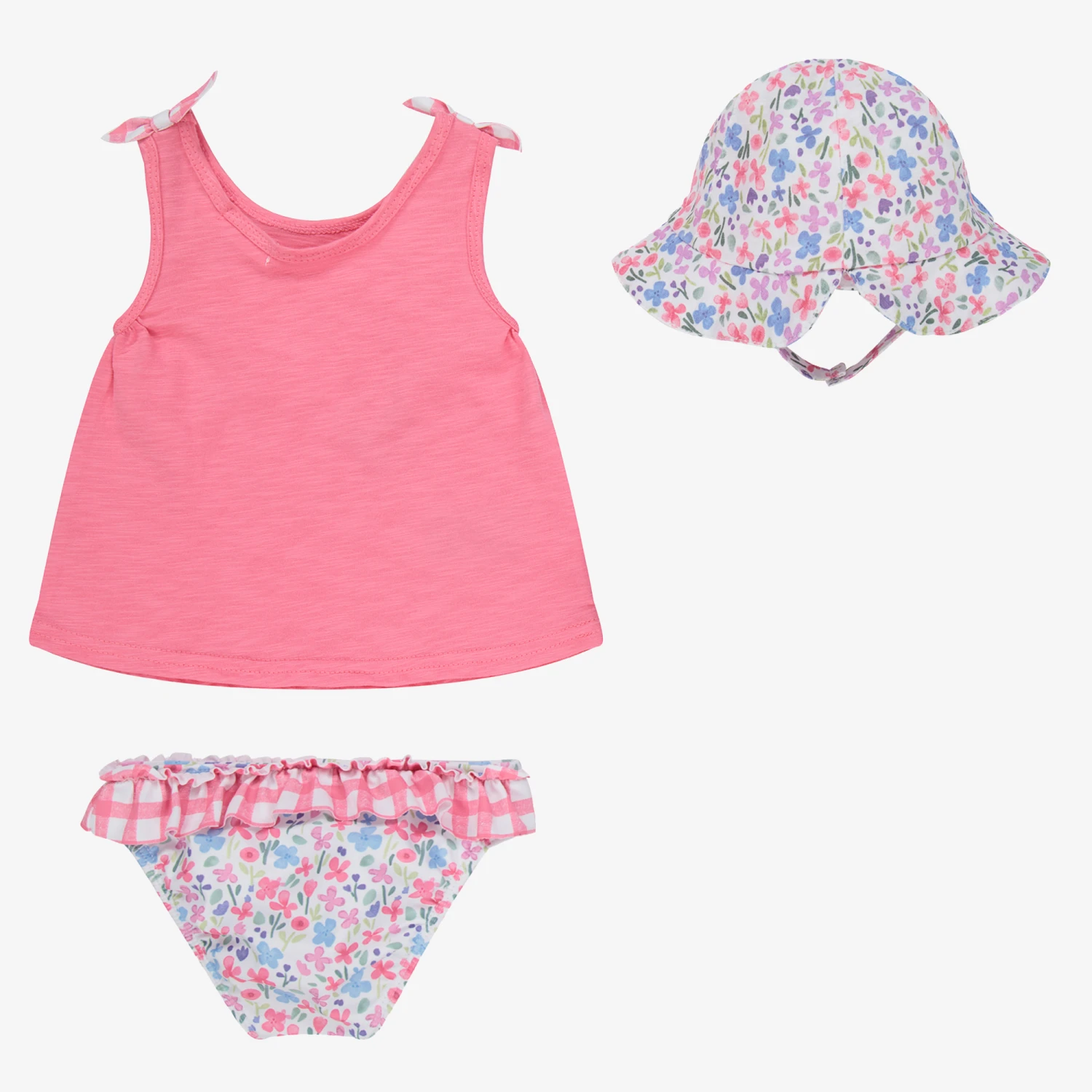 Mayoral Newborn Pink Beach Dress Set 4 Mayoral Newborn Pink Beach Dress Set - Image 2