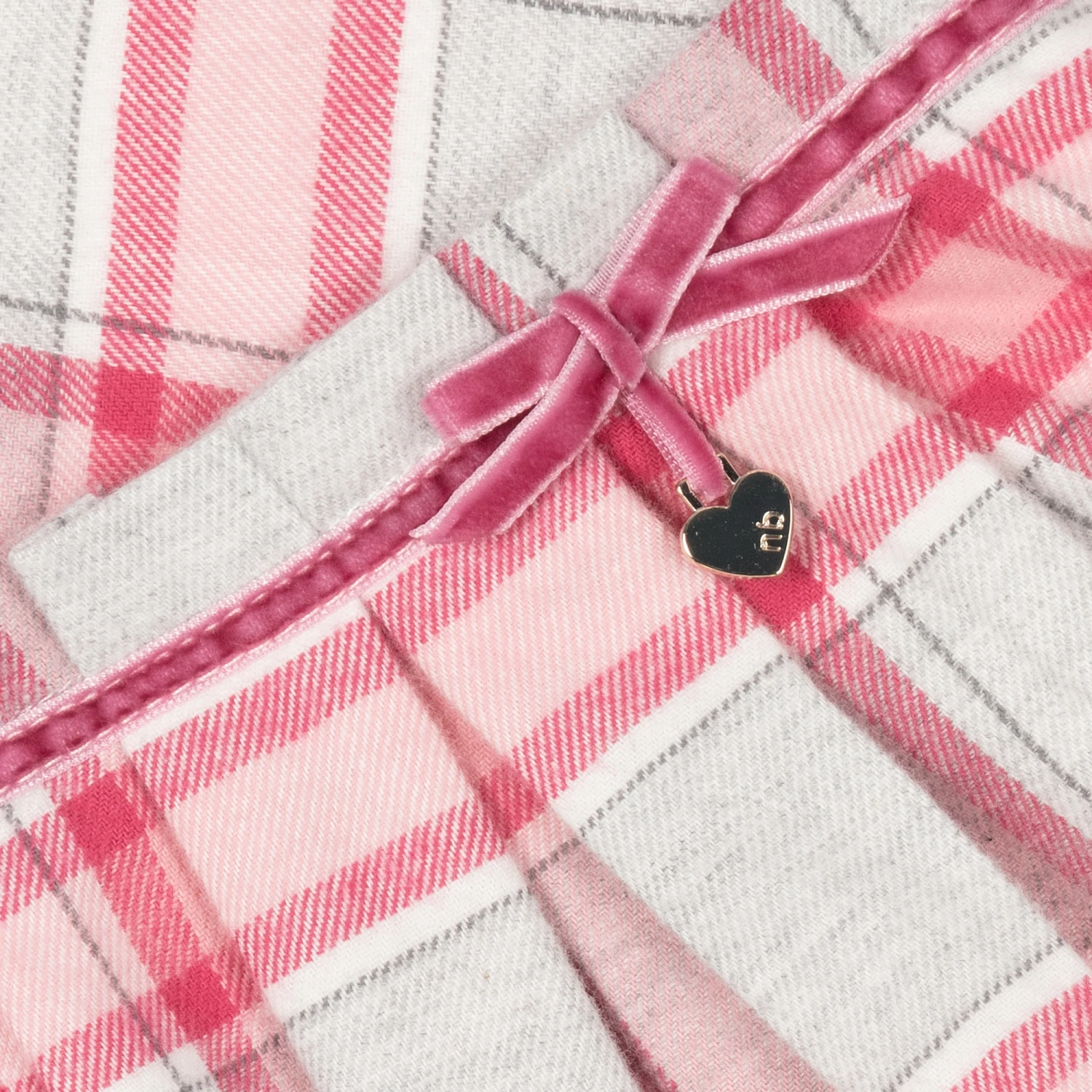 Mayoral Newborn Pink Check Cotton Baby Dress 5 Mayoral Newborn Pink Check Cotton Baby Dress - Image 3