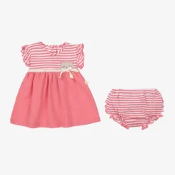 Mayoral Newborn Pink Stripe Cotton Dress Set -Deals Mirth Garb Store mayoral pink stripe cotton dress set 446737 673ba3e0d805b8c32d8b3b300f1968ba1ce552b0