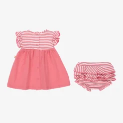 Mayoral Newborn Pink Stripe Cotton Dress Set -Deals Mirth Garb Store mayoral pink stripe cotton dress set 446737 bc420a7bf4545e6258e2e2dd5810009fe9d531ed