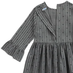Mayoral Teen Grey Striped Ruffle Dress -Deals Mirth Garb Store mayoral teen grey striped ruffle dress 348892 b108fa446fccbe7f01d9ad91fc2d6aeb37d707af