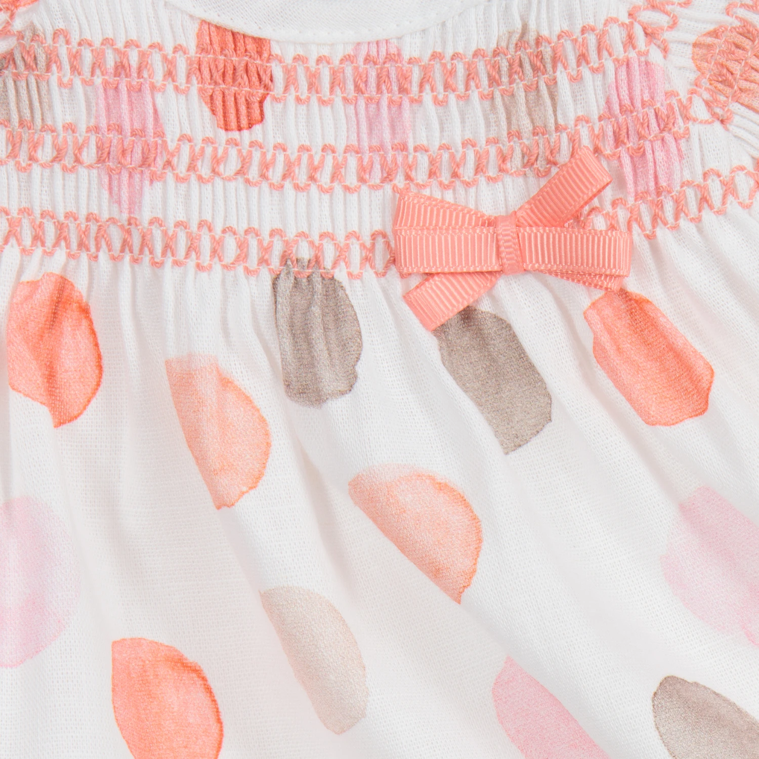 Mayoral Newborn White Cotton Baby Dress Set 6 Mayoral Newborn White Cotton Baby Dress Set - Image 4