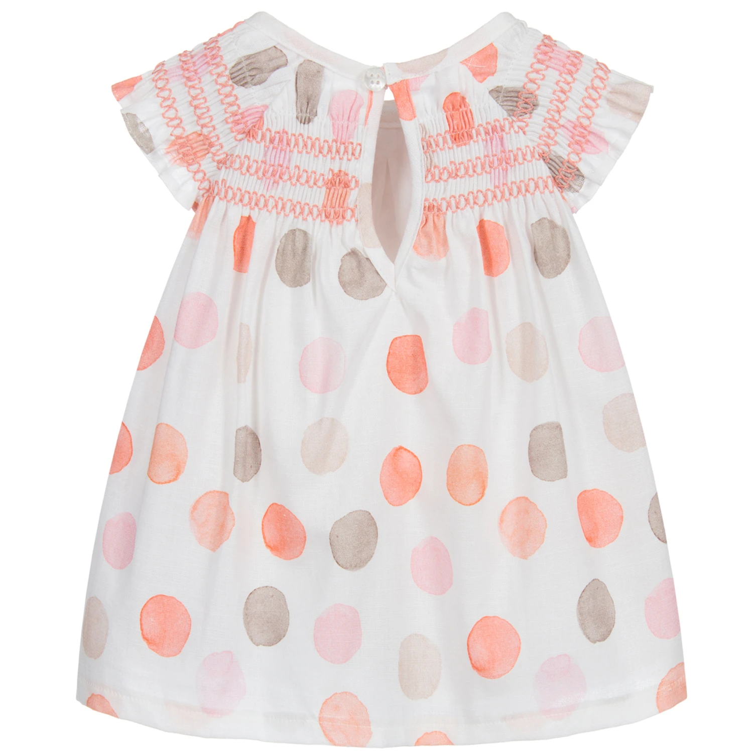 Mayoral Newborn White Cotton Baby Dress Set 4 Mayoral Newborn White Cotton Baby Dress Set - Image 2