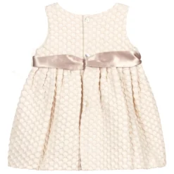 Mebi Baby Girls Beige Bow Dress -Deals Mirth Garb Store mebi baby girls beige bow dress 375860 e2569e18df1845b0140f994d59dfaf204acd7780