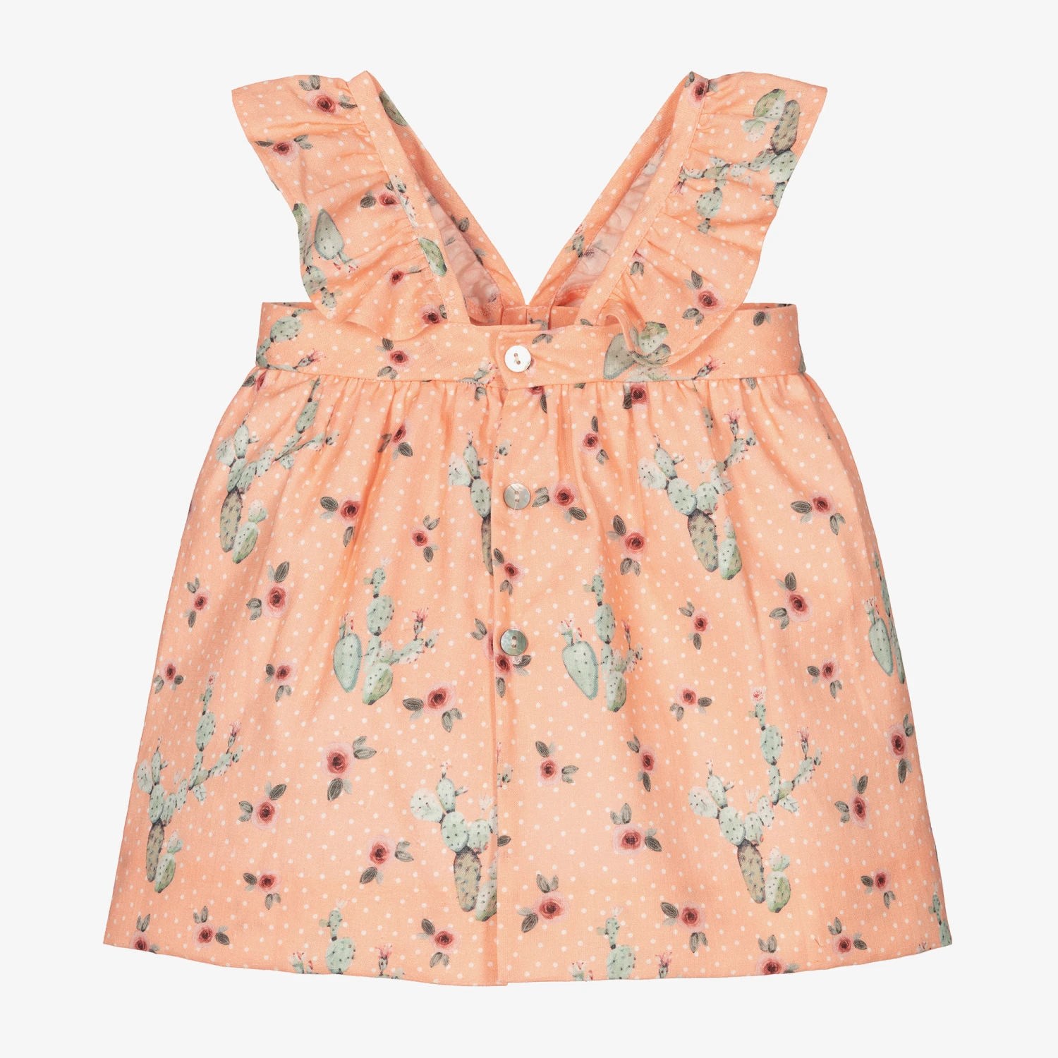 Mebi Baby Girls Pinafore Dress 4 Mebi Baby Girls Pinafore Dress - Image 2