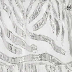 Michael Kors Kids Teen Girls White & Silver Chiffon Dress -Deals Mirth Garb Store michael kors kids teen girls white silver chiffon dress 501299 90a32117ccd40f3f1a24aa9d737a2f62d340e04e