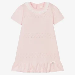 Mintini Baby Baby Girls Pink Knitted Dress