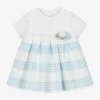 Miranda Baby Girls White & Blue Stripe Dress -Deals Mirth Garb Store miranda baby girls white blue stripe dress 490953 177bc2aa3b02aa2e4e893b17e7eaf719cfe792f2