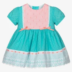 Miranda Blue & Pink Lace Dress