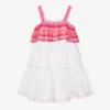Missoni Teen Girls White & Pink Zigzag Dress
