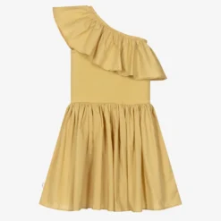 Molo Teen Girls Beige Asymmetric Ruffle Dress -Deals Mirth Garb Store molo teen girls beige asymmetric ruffle dress 482008 abebf30a24d05fcd2792b277e3b329d2ad8c9363