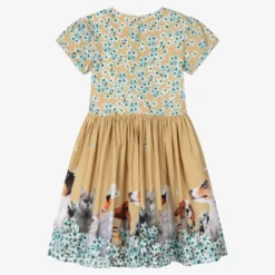 Molo Teen Girls Beige Floral Animals Dress -Deals Mirth Garb Store molo teen girls beige floral animals dress 482188 32f84d06b73ef7a9ddbe0079b29697333e608162