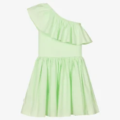 Molo Teen Girls Green Asymmetric Ruffle Dress -Deals Mirth Garb Store molo teen girls green asymmetric ruffle dress 482191 bcdc62cb836b15e650ae7327f63c542f000c9412