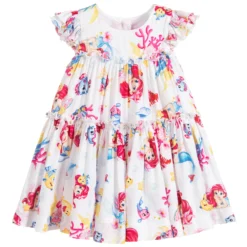Monnalisa Bebé Girls Viscose Disney Dress