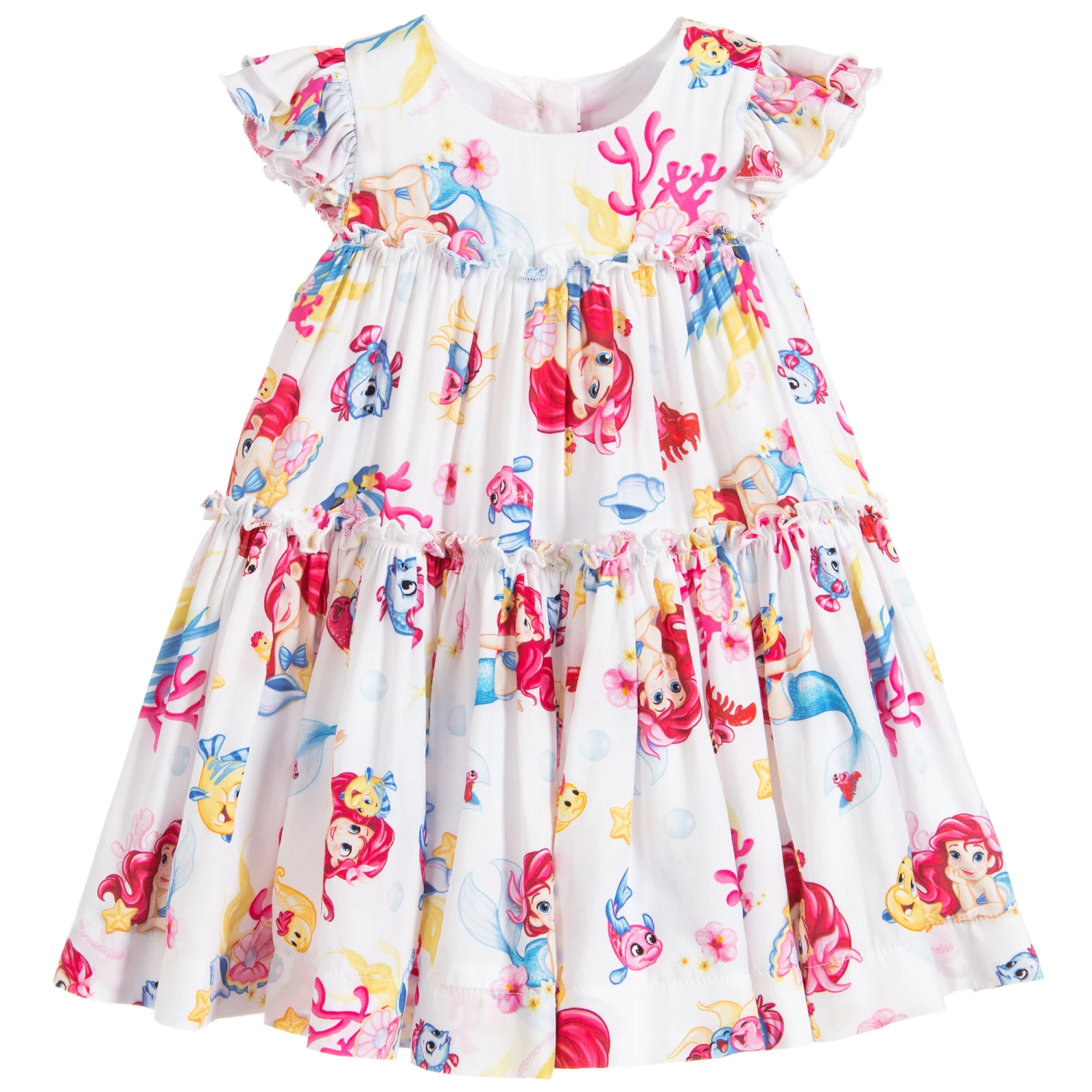 Monnalisa Bebé Girls Viscose Disney Dress 3 Monnalisa Bebé Girls Viscose Disney Dress