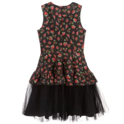 Monnalisa Chic Teen Black & Red Roses Dress -Deals Mirth Garb Store monnalisa teen black red roses dress 302620 9efc70ce29dd29c7890841a124f9263500cafa0d